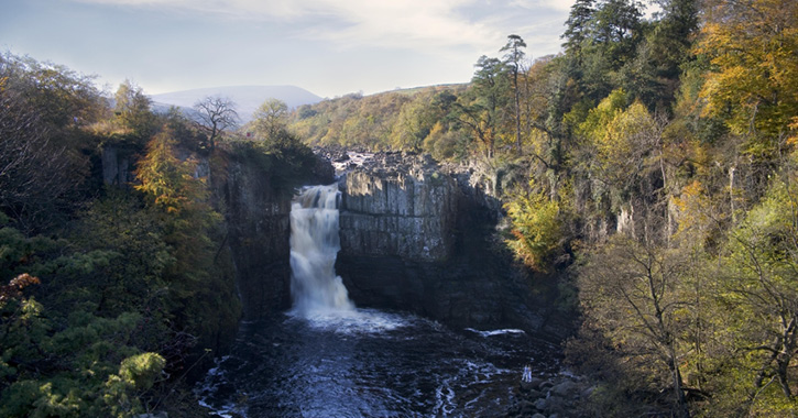 High Force Waterfall in the Durham Dales and North Pennines AONB